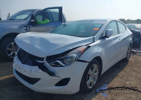 2013 Hyundai Elantra Gls из США, поврежденный, VIN 5NPDH4AE5DH259250